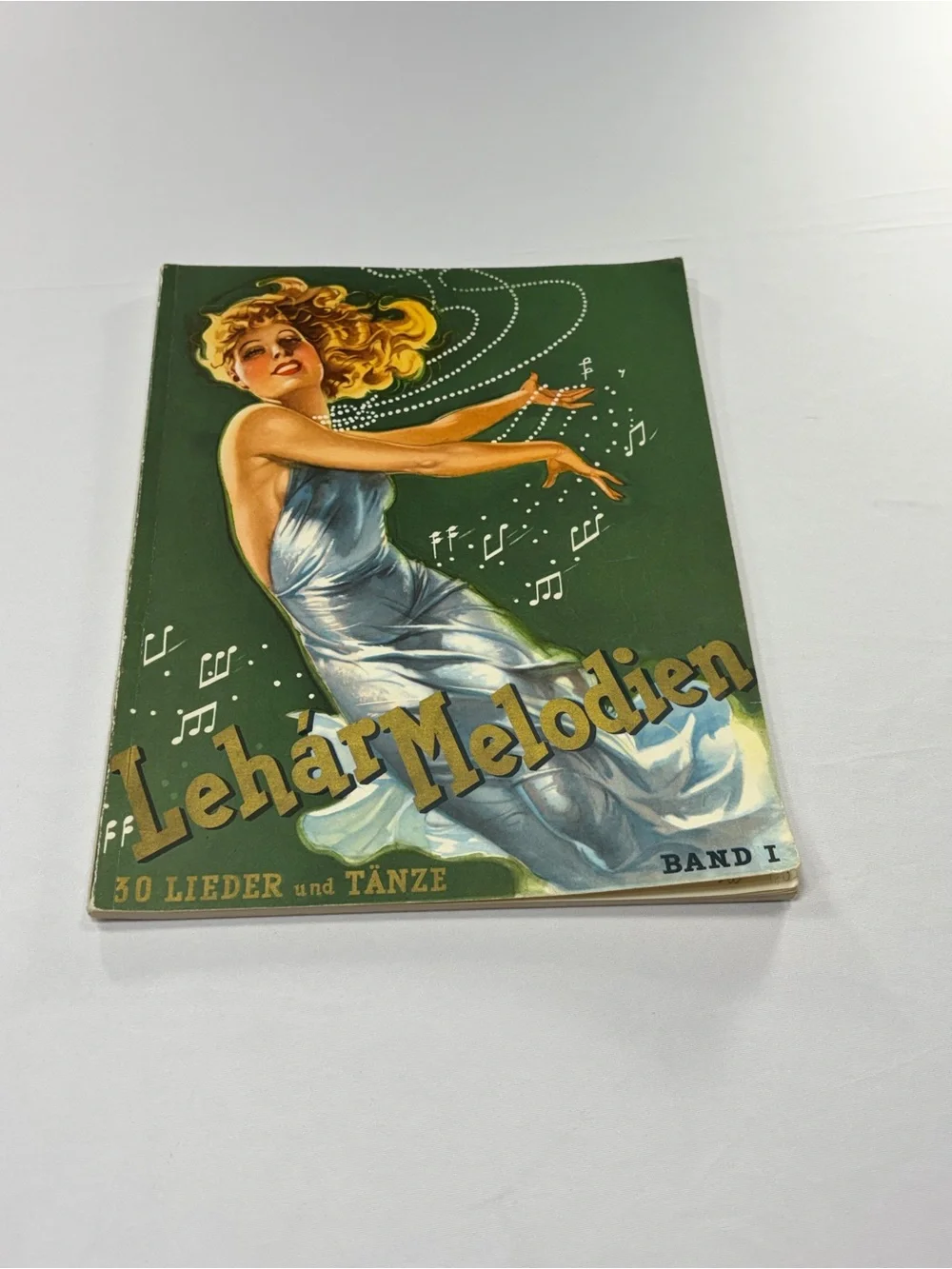 Franz Lehár Melodien Band I 1938 Art Deco German Piano Songbook VTG